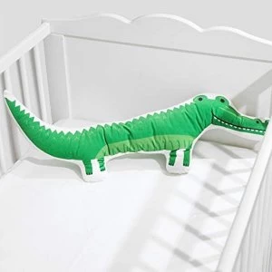 image of Jungle Baby Carlisle The Crocodile Shaped Cushion