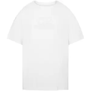 Image of CP COMPANY Tonal Logo T Shirt - White