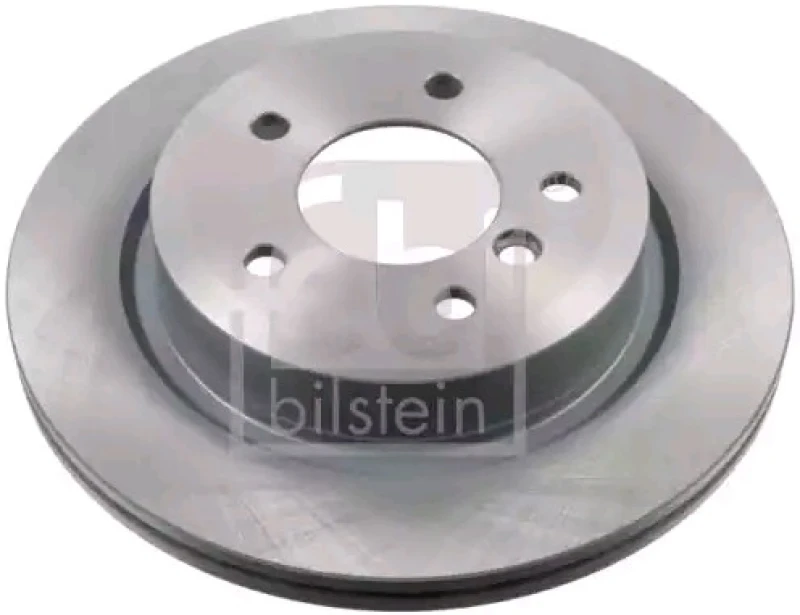 Image of FEBI BILSTEIN 43877 Brake disc Rear Axle, internally vented, Coated, High-carbon Brake Disc (82)