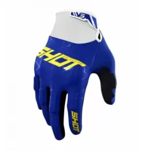 Image of SHOT Drift Spider Navy Yellow 11