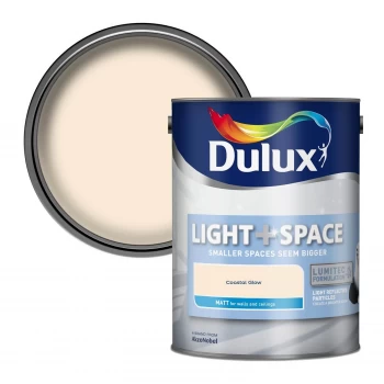 Image of Dulux Light & Space Coastal Glow Matt Emulsion Paint 5L