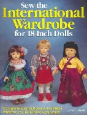 Image of sew the international wardrobe for 18" dolls