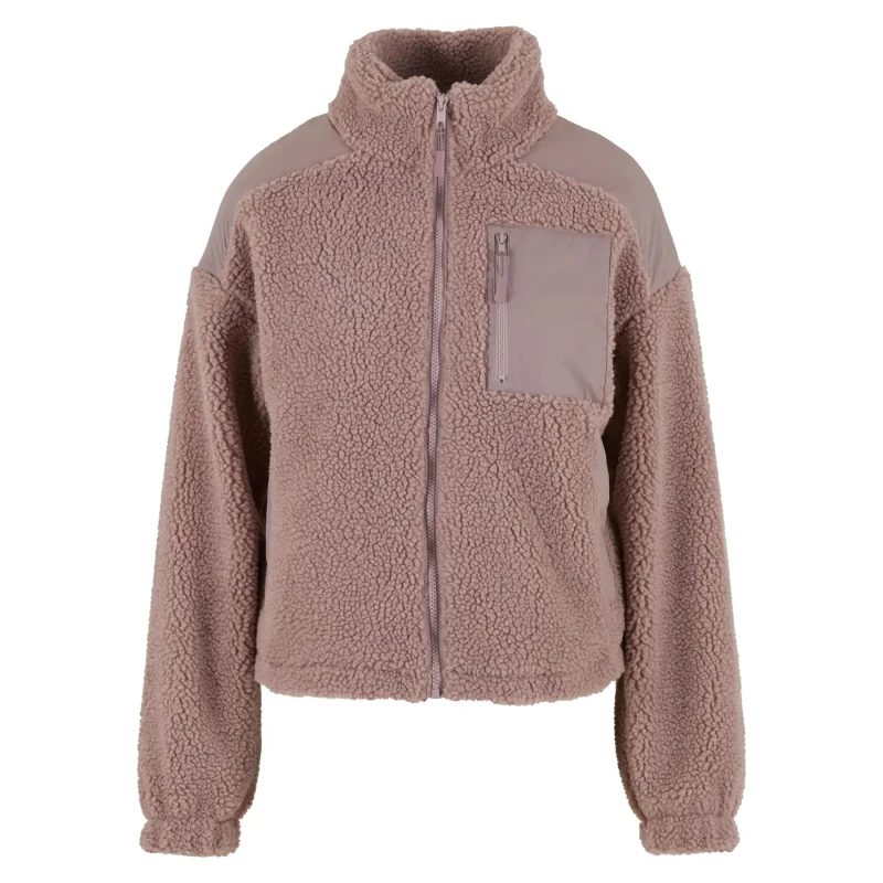 Image of Urban Classics Womens fleece Urban Classics Sherpa Rose Female L