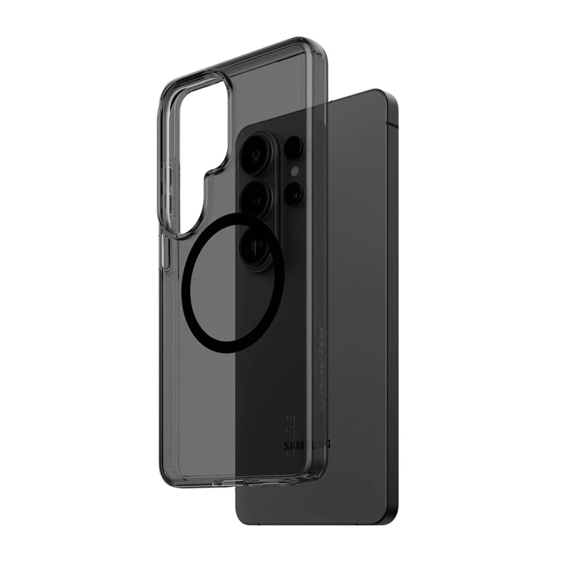 Image of PanzerGlass PanzerGlass CARE by Urban Explorer Case Smokey w. Black Qi Samsung Galaxy S26 Ultra CR60968