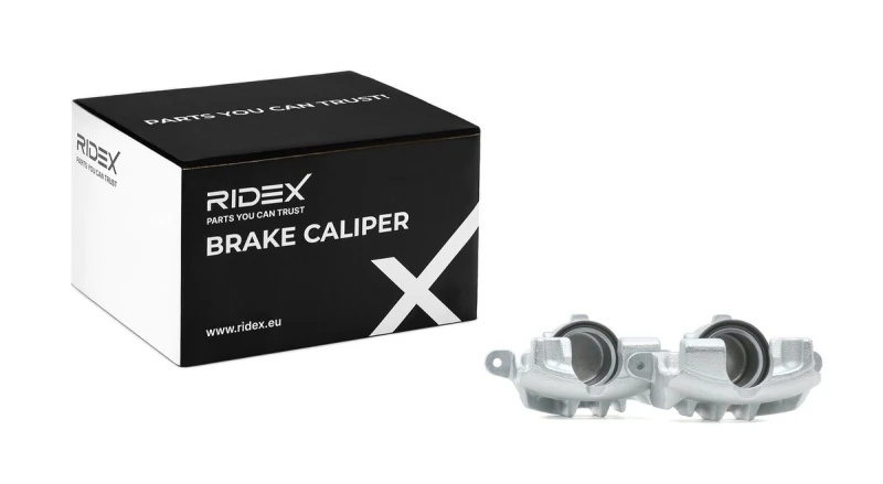 Image of RIDEX 78B1817 Brake caliper Front Axle, without holder Cast Iron Brake Caliper (78)