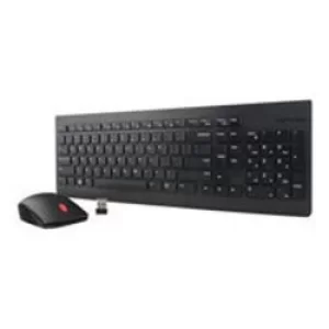 image of Lenovo Essential Wireless Keyboard Mouse Combo 2.4GHz UK English 1200 dpi