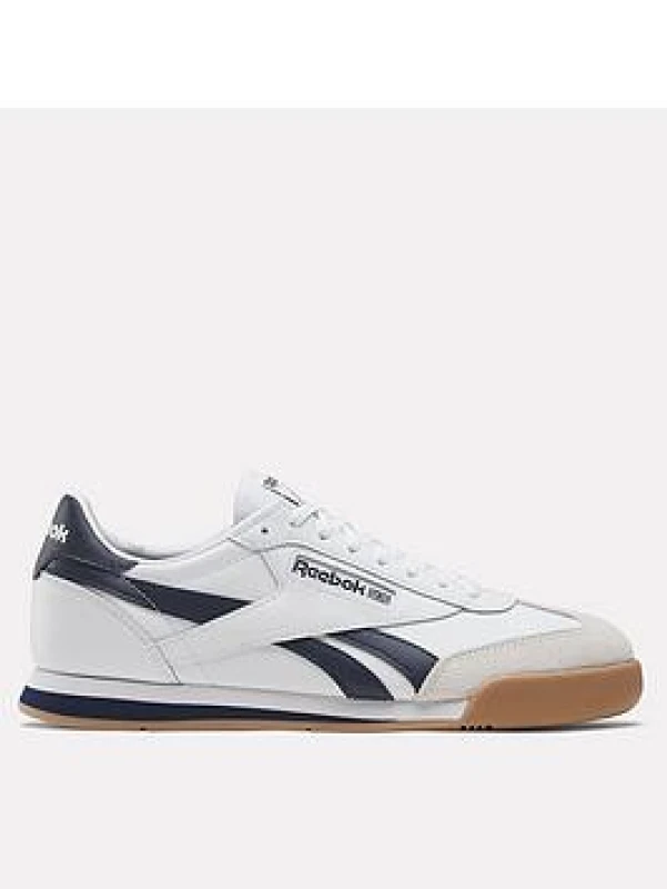 Image of Reebok campio xt trainers in white & navy White/Navy UK 8