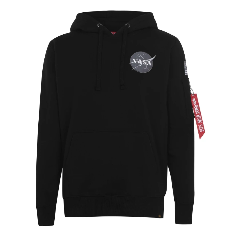 Image of Alpha Industries Space Shuttle Hoody Black 03 male L