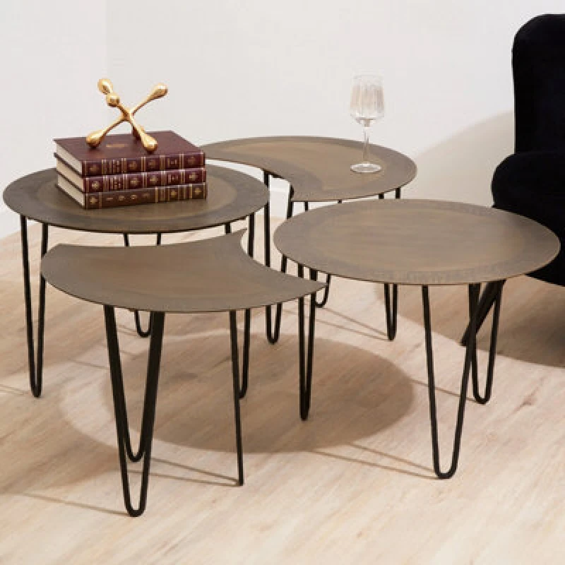 Image of Orsina Rany Set Of 4 Coffee Tables