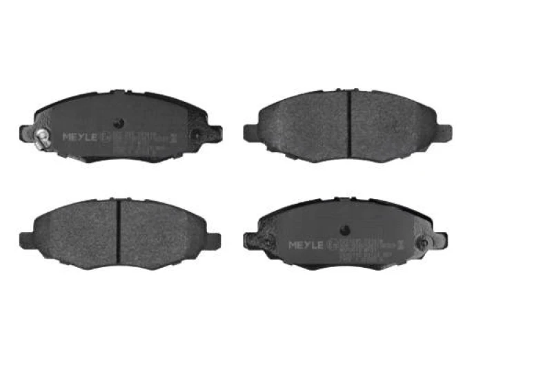 Image of MEYLE 025 245 2316/W Brake pad set Front Axle, with acoustic wear warning, Original Quality, with anti-squeak plate Brake Pad Set,disc brake (402)