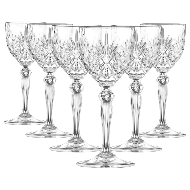 Image of RCR Crystal Melodia Nick & Nora Glasses - 140ml - Pack of 6 Clear unisex