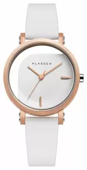 Image of Klasse14 WIM19RG009W Imperfect Angle Rose Gold 32mm Watch