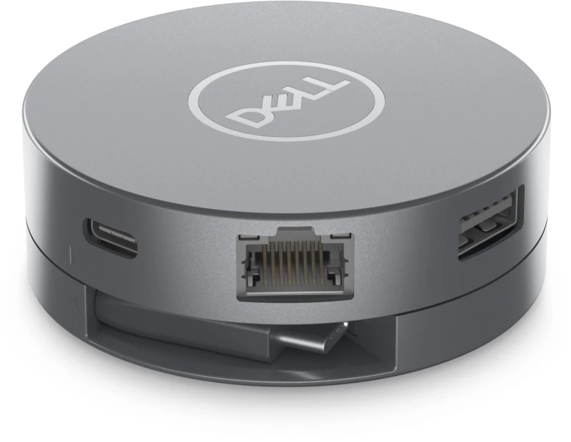 Image of DELL DA305 Wired USB 3.2 Gen 2 (3.1 Gen 2) Type-C Silver