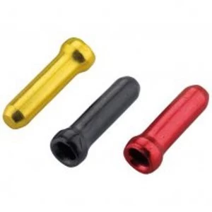 Image of Jagwire Brake/Gear Cable Tips Combo Package Black/Red/Gold 1.8mm (x90)