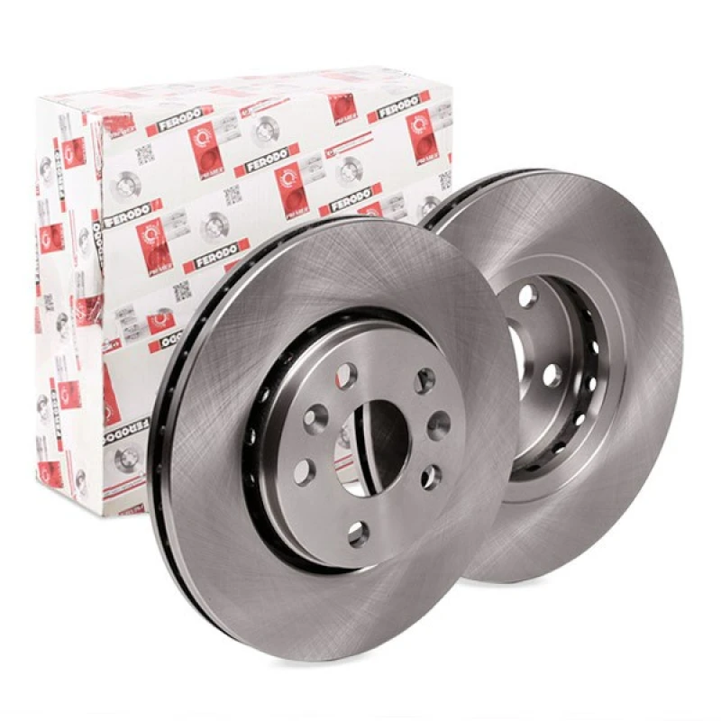 Image of FERODO DDF1733 Brake disc Vented, Oiled, with bolts/screws Brake Disc (82)
