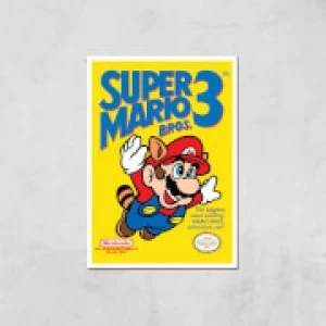 image of Nintendo Super Mario Bros 3 Art Print - A3 - Print Only