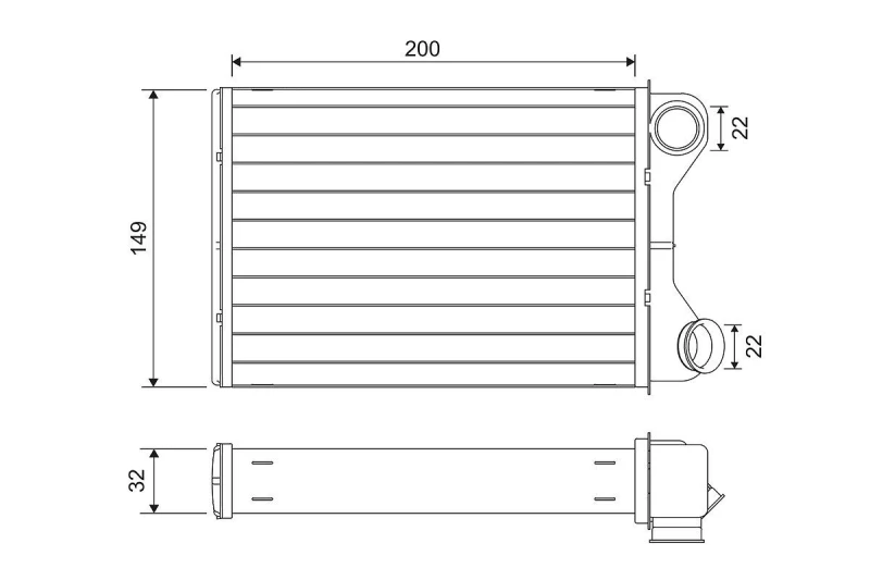 Image of Heater matrix VALEO 811569