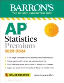 Image of AP Statistics Premium, 2023-2024: 9 Practice Tests + Comprehensive Review + Online Practice