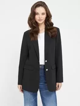 Image of Guess Carla Blazer - Jet Black, Size L, Women