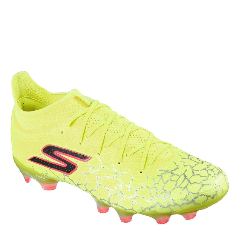 Image of Skechers SKX 01 Elite Firm Ground Football Boots Yellow/Black male 3.5 (36.5)