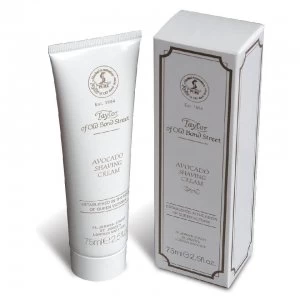 Image of Taylor of Old Bond Street Shaving Cream Tube (75g) - Avocado