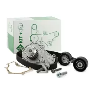 Image of INA Water Pump + Timing Belt Kit FORD,FIAT,PEUGEOT 530 0375 30 11317805960,11317805961,11517805992 7805960,7805961,7805992,0816G7,0816J6,082988