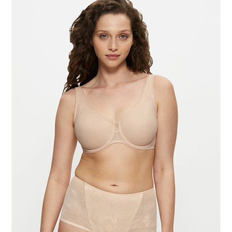 Image of Triumph Wild Rose Sensation Minimiser Bra beige Polyamide 36C