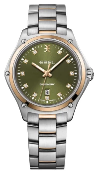 image of EBEL Womens Discovery Silver Stainless Steel Bracelet Watch