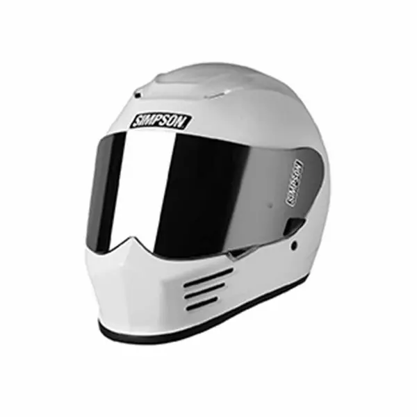 Simpson ECE22.06 Speed White Full Face Helmet Size XL