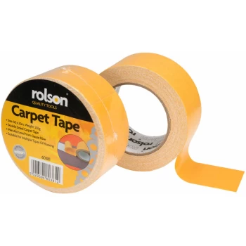 Image of 60381 Double Sided Carpet Tape 50mm - Rolson