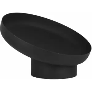 Image of Fire Bowl Sloping Black Steel FF402 - Black - Esschert Design