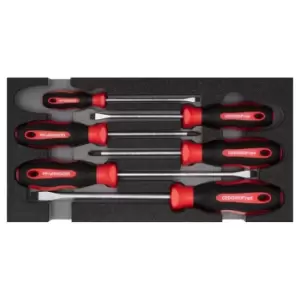 Image of Gedore Screwdriver set PZ+SL 2/6 CT-module 6pcs