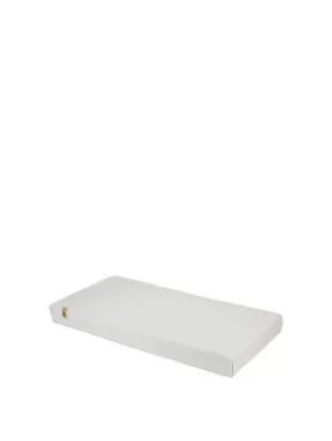 Image of CuddleCo HARMONY HYPO ALLERGENIC BAMBOO SPRUNG COT BED MATTRESS, White