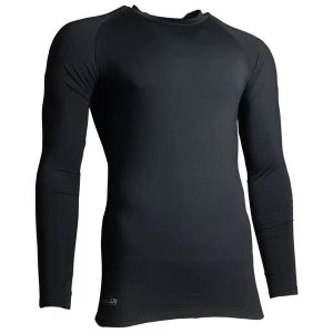 Image of Precision Essential Base-Layer Long Sleeve Shirt Adult Black - Medium 38-40"