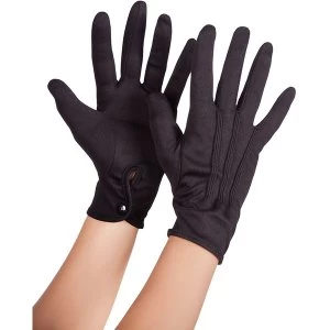 image of Short Seamed Mens Gloves Fancy Dress XL