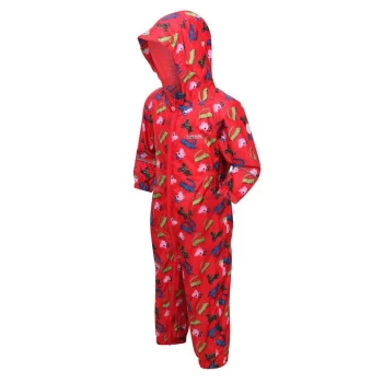 Image of Regatta Peppa Pig Waterproof Pobble Suit - Red
