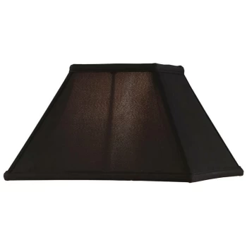 Image of Interiors - Twelve Inch Black Faux Silk Shade, E27