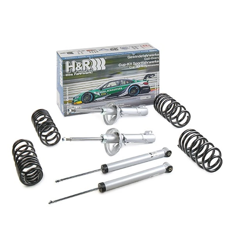 Image of Suspension kit, coil springs / shock absorbers H&R 31017-1