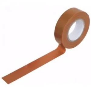 Image of Zexum 19mm 20m Electrical Adhesive PVC Insulation Tape Flame Retardant - Brown