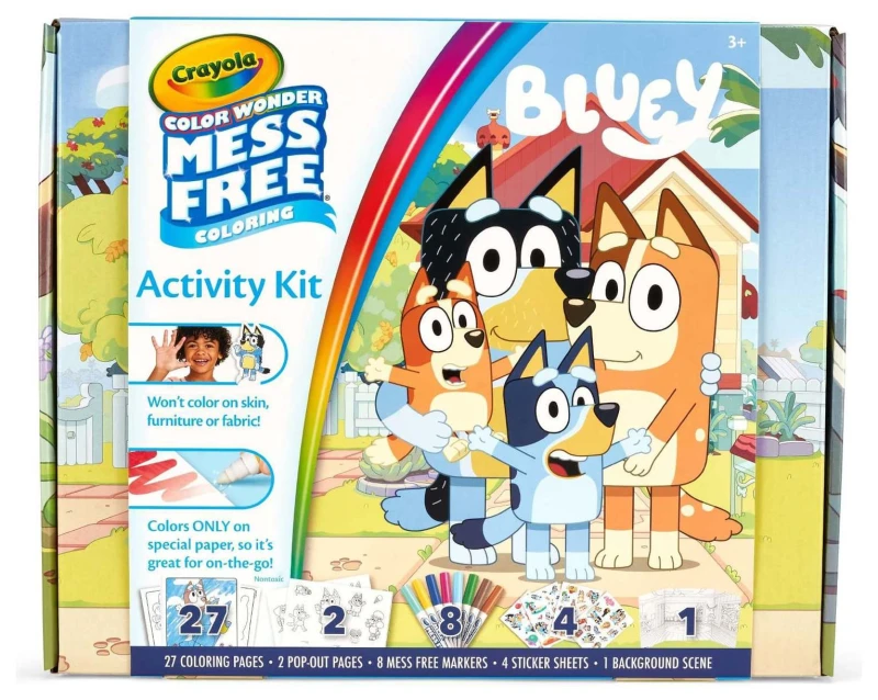 Image of Crayola Crayola Bluey Colour Wonder Activity Set