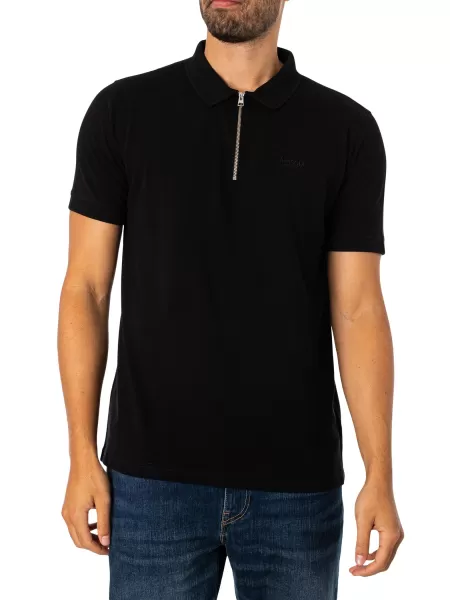 image of Barbour International Cylinder Polo Shirt Black L