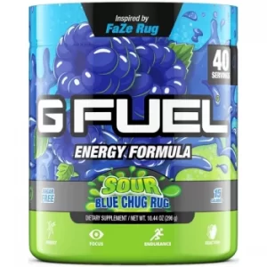 image of G Fuel Blue Chug Rug Tub (40 Servings) Elite Energy and Endurance Formula