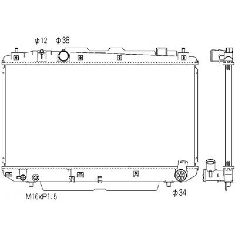 Image of Engine radiator DIEDERICHS DCM3265