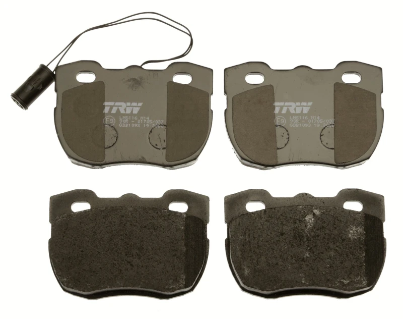 Image of TRW GDB1093 Brake pad set incl. wear warning contact Brake Pad Set,disc brake (402)