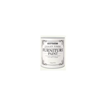 Image of Rust-Oleum Chalk Chalky Furniture Paint Antique White 2.5L - Antique White