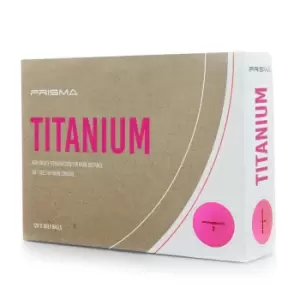 Image of Masters Prisma Titanium Golf Balls (box Of 12) (pink)