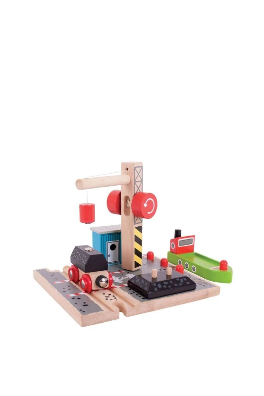 Image of Bigjigs Rail Toy Coal Canal Docks Multi unisex