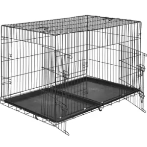 image of Tectake Dog Crate Collapsible - XX-Large