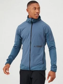 Image of Adidas Terrex Skyclimb Fleece Interior Jacket - Blue