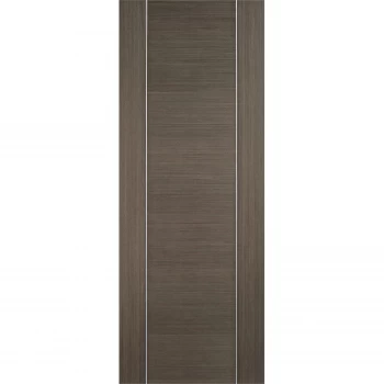 image of Alcaraz Internal Prefinished Chocolate Grey Door - 762 x 1981mm